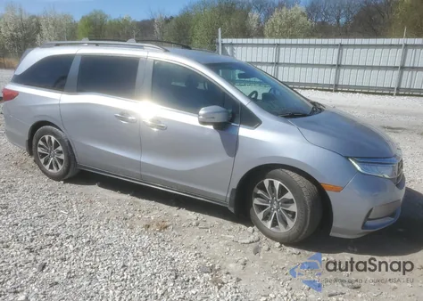 2022 Honda Odyssey Exl из США, поврежденный, VIN 5FNRL6H73NB029519